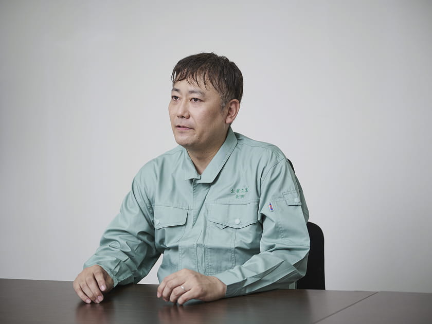 長田 光平 研磨事業部 製造課　班長 2019年入社（中途入社）